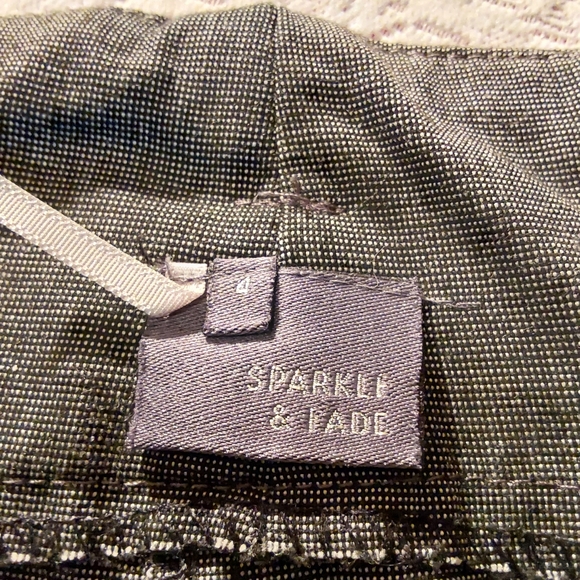🌺 Near New Sparkle & Fade Pleated & Cuffed Dress Pants - Picture 7 of 9